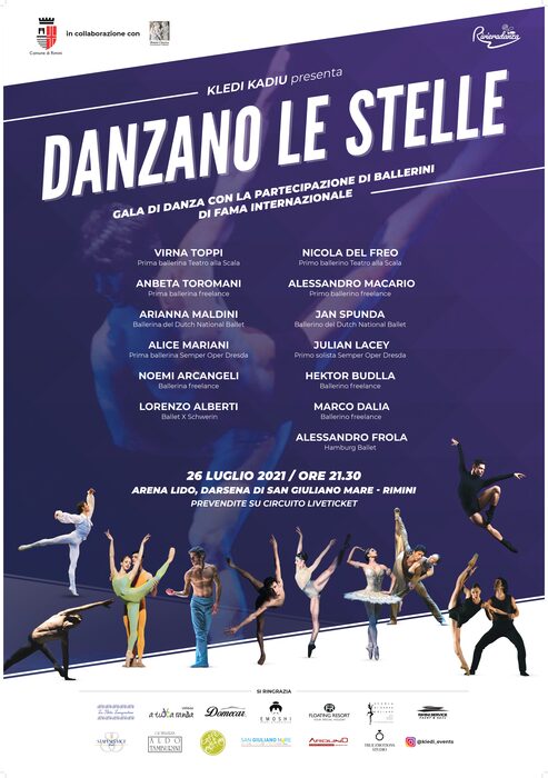 Danzano le Stelle — locandina con cast completo